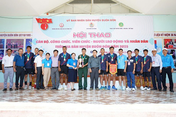 Hội thao cán bộ, công chức, viên chức người lao động và nhân dân huyện Buôn Đôn năm 2025