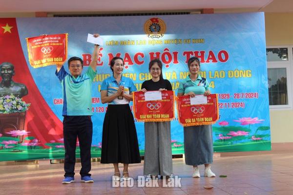LĐLĐ Cư Kuin tổ chức Hội thao công chức, viên chức, người lao động năm 2024