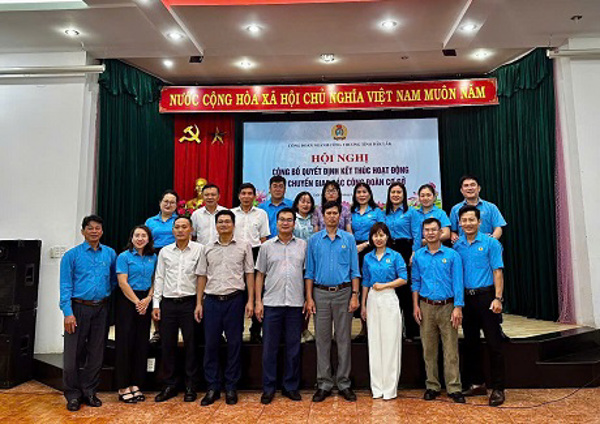 Công đoàn ngành Công Thương tổ chức Hội nghị công bố Quyết định kết thúc hoạt động và chuyển giao Công đoàn cơ sở 