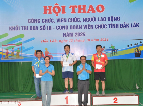 Hội thao Khối thi đua số III, Công đoàn viên chức tỉnh