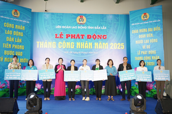 Liên đoàn Lao động tỉnh phát động Tháng Công nhân năm 2025