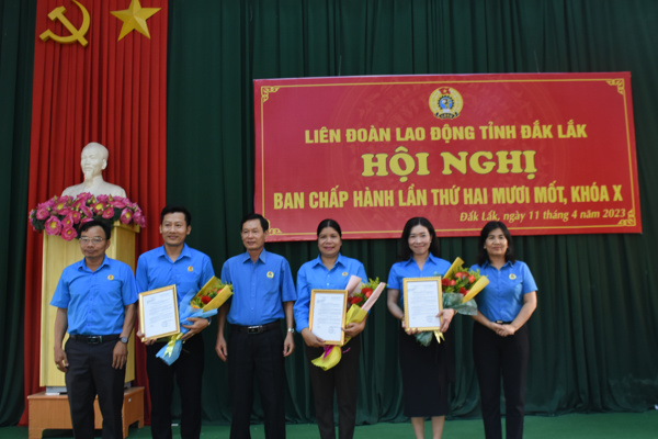 Liên đoàn Lao động tỉnh tổ chức Hội nghị Ban chấp hành lần thứ 21, nhiệm kỳ 2018-2023