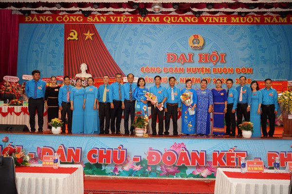 Đại hội Công đoàn huyện Buôn Đôn lần thứ VI, nhiệm kỳ 2023- 2028