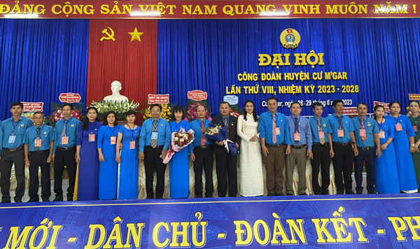 Đại hội Công đoàn huyện Cư M’gar nhiệm kỳ 2023 – 2028: Biểu quyết nhiều chỉ tiêu quan trọng