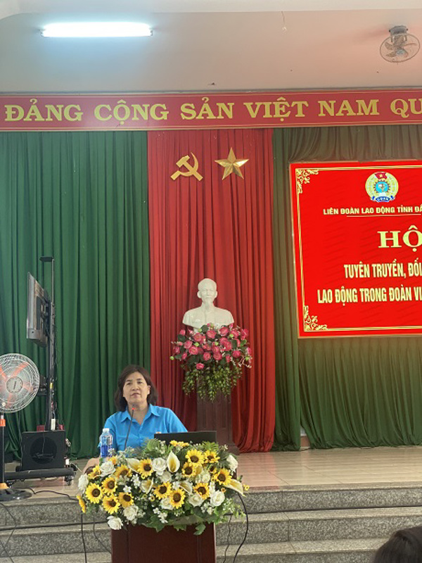 Hội nghị tuyên truyền, đối thoại luật BHXH, BHYT và pháp luật lao động, trong đoàn viên, công nhân lao động năm 2023, Công đoàn Ngành Công thương