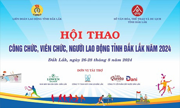 Ban Tổ chức Hội thao công chức, viên chức, người lao động tỉnh Đắk Lắk đã tổ chức họp bốc thăm và xếp lịch thi đấu