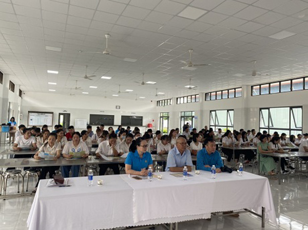 Hội nghị tuyên truyền, đối thoại Luật BHXH, BHYT, pháp luật lao động trong công nhân lao động, cán bộ Công đoàn cơ sở năm 2023