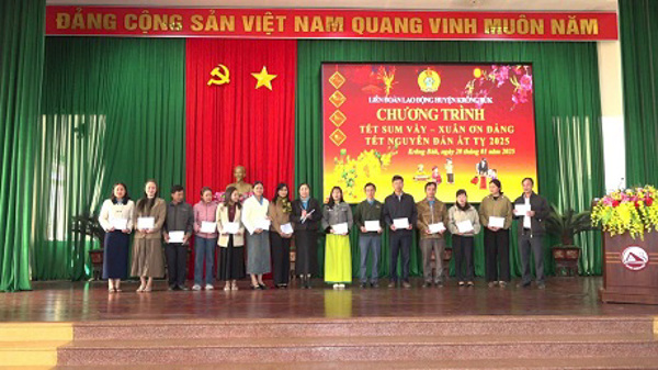 Liên đoàn Lao động huyện Krông Búk tổ chức Chương trình phát động phong trào thi đua đặc biệt lập thành tích chào mừng các ngày lễ lớn, sự kiện lịch sử quan trọng trong năm 2025