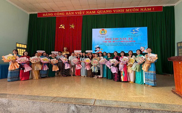Nhiều hoạt động chào mừng Ngày Quốc tế Phụ nữ 8/3 của các cấp công đoàn trực thuộc Liên đoàn Lao động huyện Krông Năng