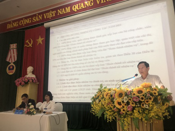 Đảng ủy LĐLĐ tỉnh tổng kết công tác xây dựng Đảng năm 2022